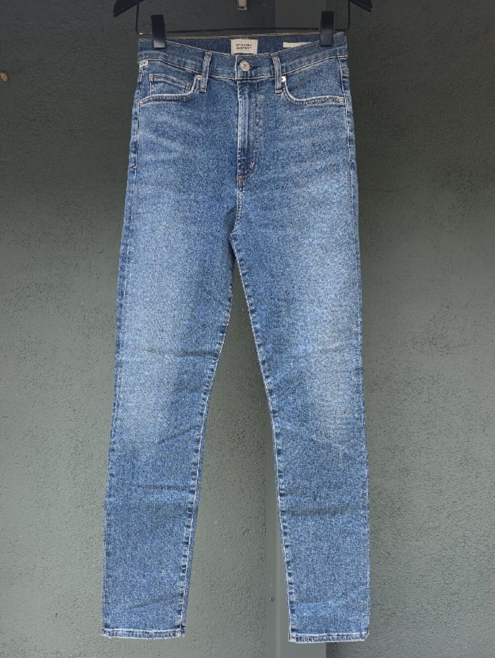 NEW $238 CITIZENS OF HUMANITY SAMPLE OLIVIA HIGH RISE SLIM FIT JEANS IN BLUE 28